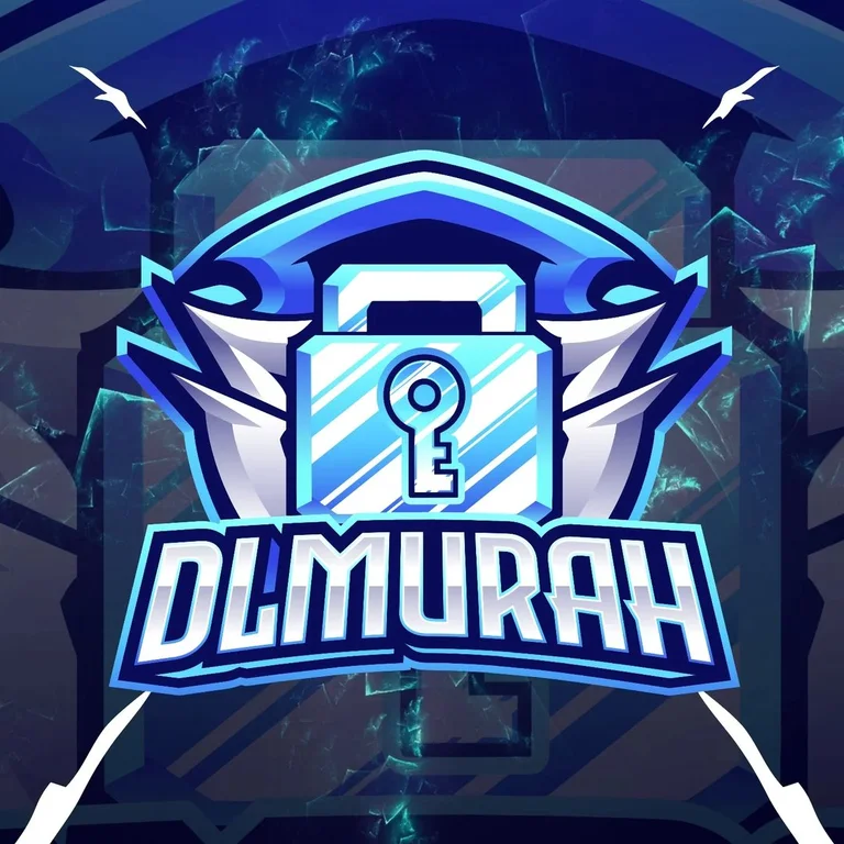Logo DLMURAH, partner resmi SELLGT untuk transaksi DL, BGL, dan akun Growtopia